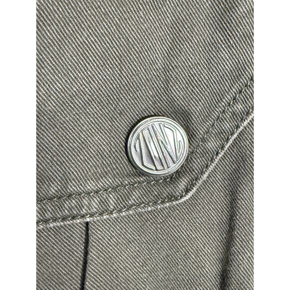 VINTAGE Zonz Canvas Pants Men 38 Wide Green Baggy Skateboarding Skater Y2K 90s - Picture 5 of 10